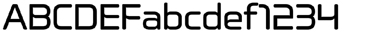 Alfaqix typeface specimen.