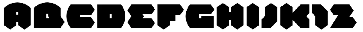 Confab typeface specimen.