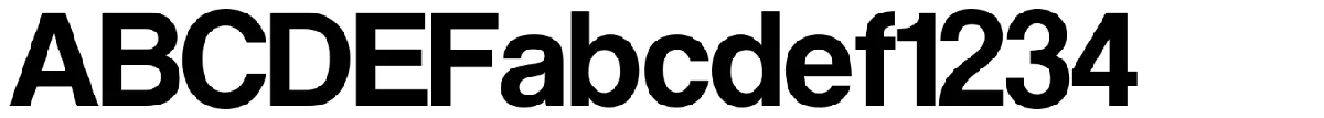 Spécimen de la police Coolvetica.