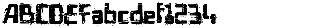 Muestra de la tipografía Edifact.