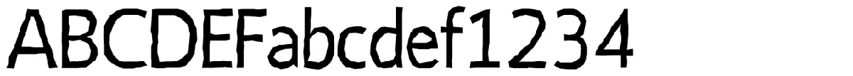 Emory 字体样张。