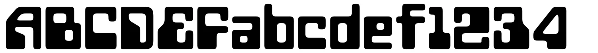 Idle Raceの書体見本。
