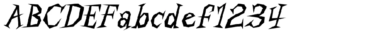 Schriftmuster von Living by Numbers.