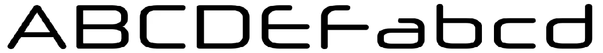 Neuropol X 字体样张。
