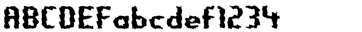 Muestra de la tipografía Nightporter.