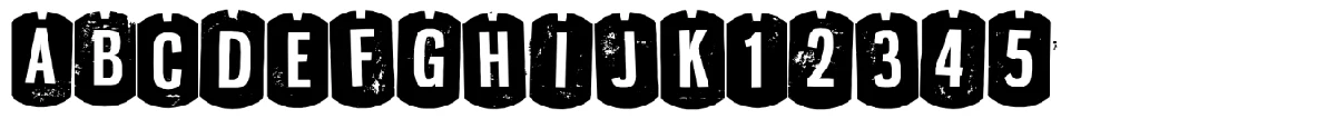 Spécimen de la police Nyxali.