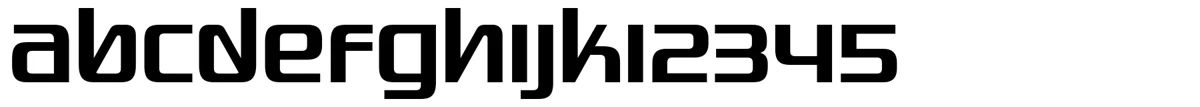 Schriftmuster von Quadaptor.