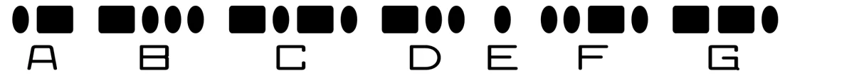 Radios in Motionの書体見本。