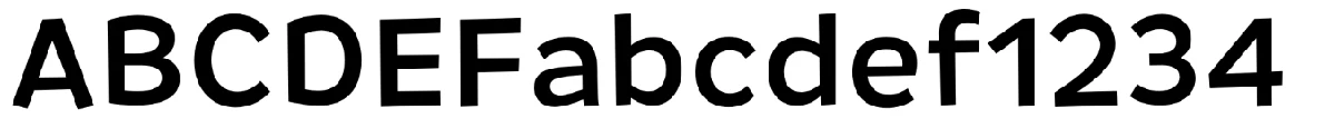 Remissis 字体样张。