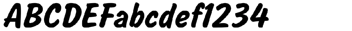 Muestra de la tipografía Salsbury.