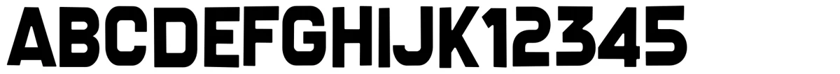 Screengem typeface specimen.