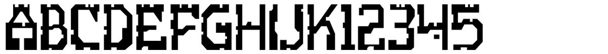 Scritzy X 字体样张。