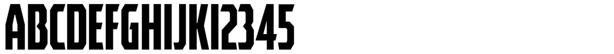 Spectrashell typeface specimen.