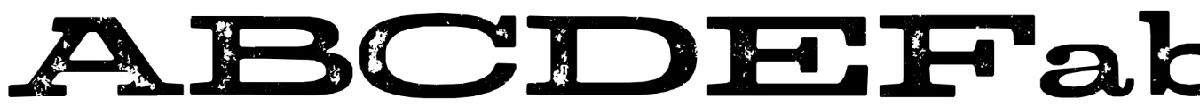 Muestra de la tipografía Stud.