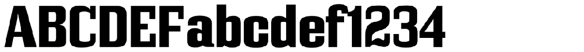 Vigo typeface specimen.