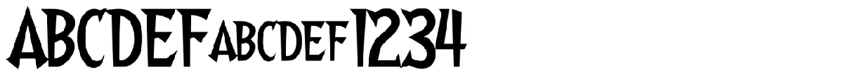 Walshes typeface specimen.