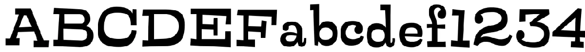 Schriftmuster von Zalderdash.