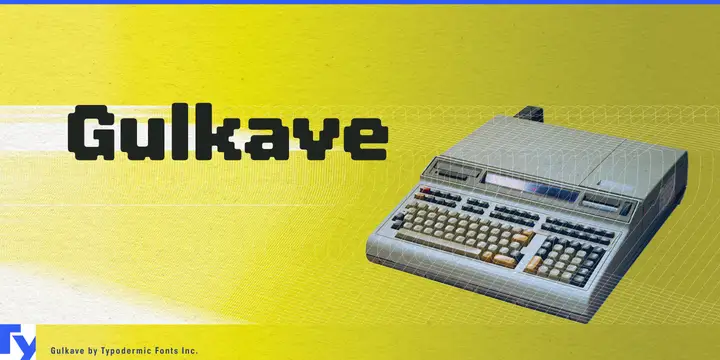 Muestra de la tipografía Gulkave