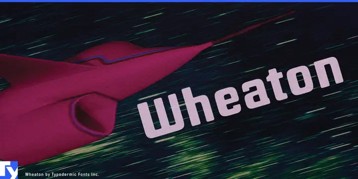 Muestra de la tipografía Wheaton