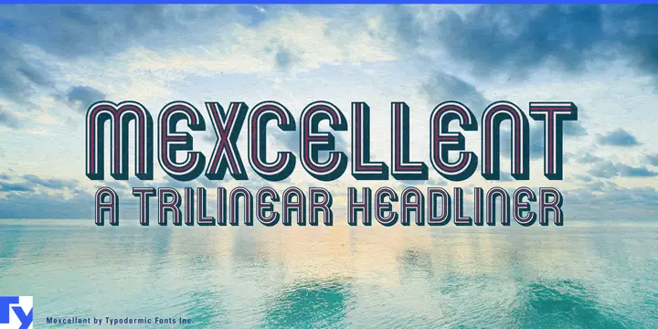 Mexcellent typeface specimen