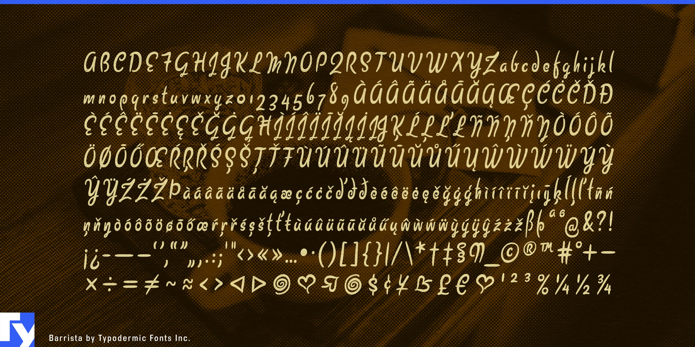 Schriftmuster 5 von Barrista