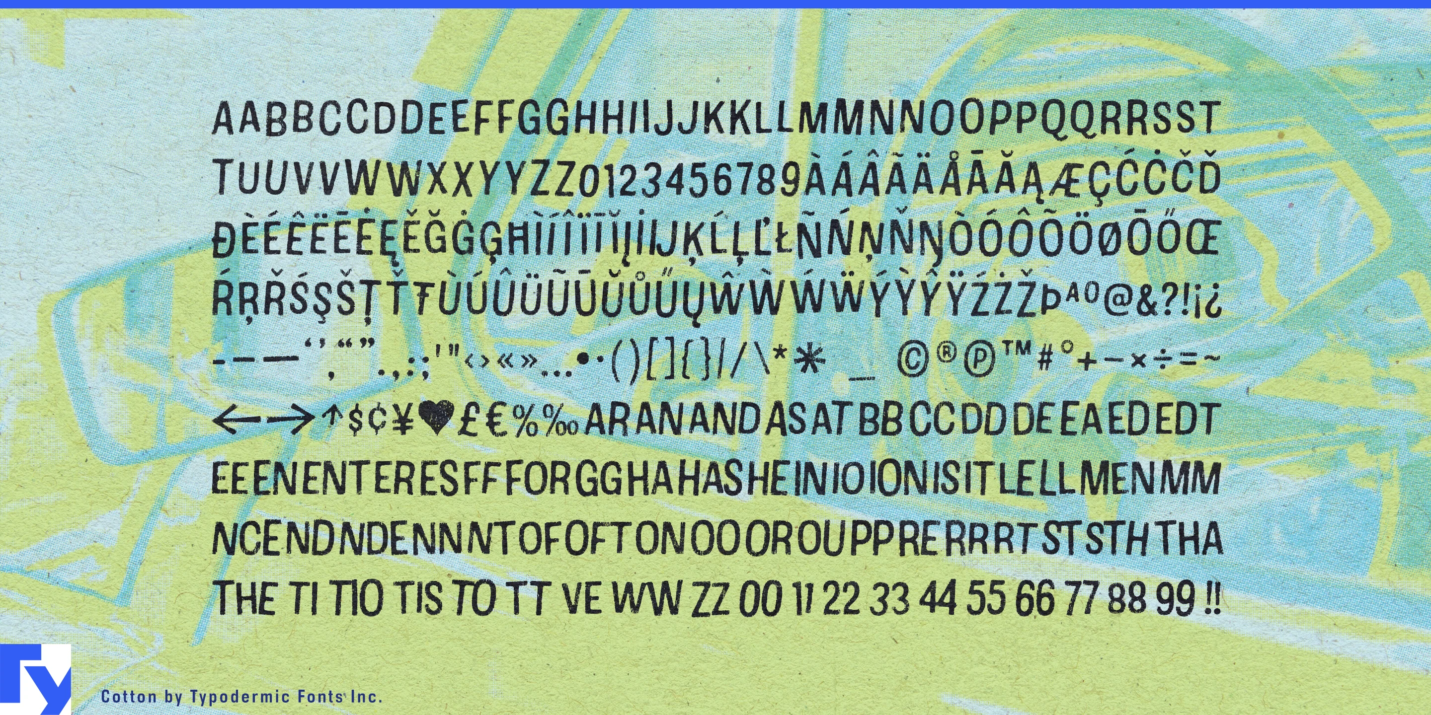 Schriftmuster 5 von Cotton