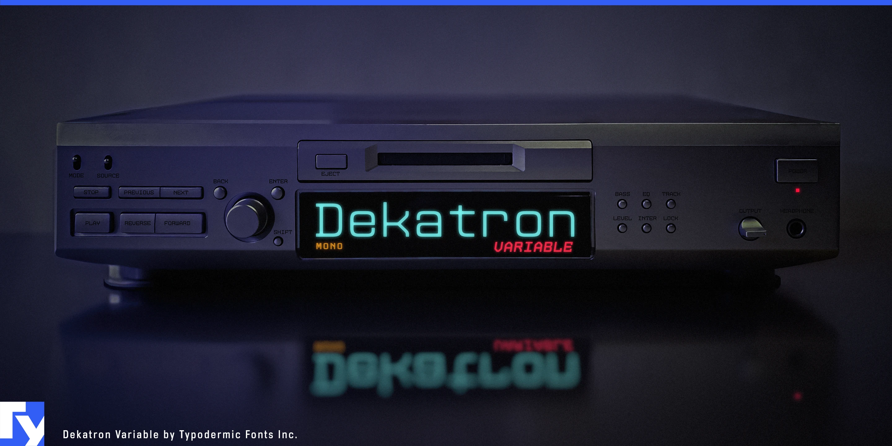 Schriftmuster 8 von Dekatron