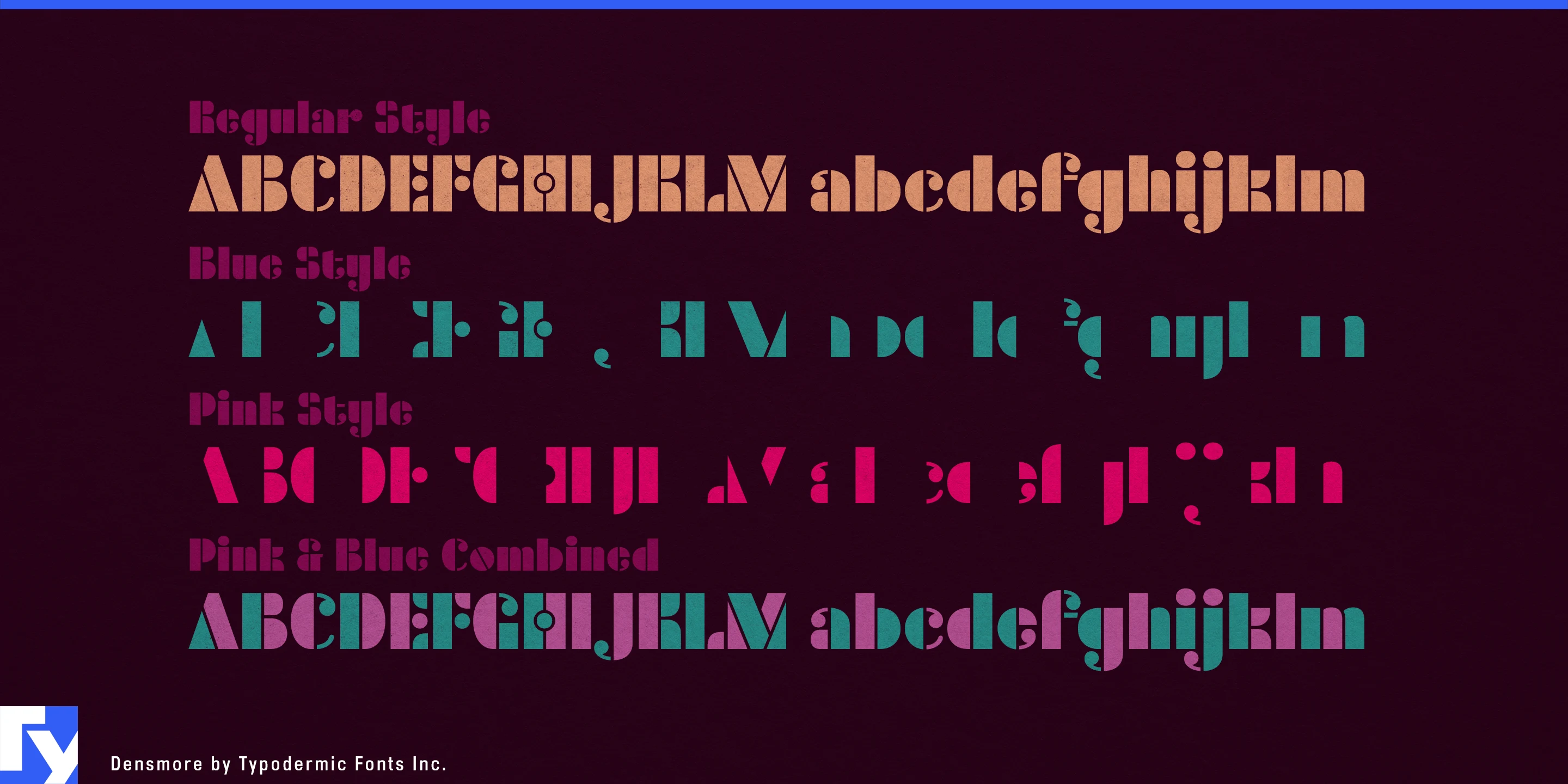 Schriftmuster 4 von Densmore