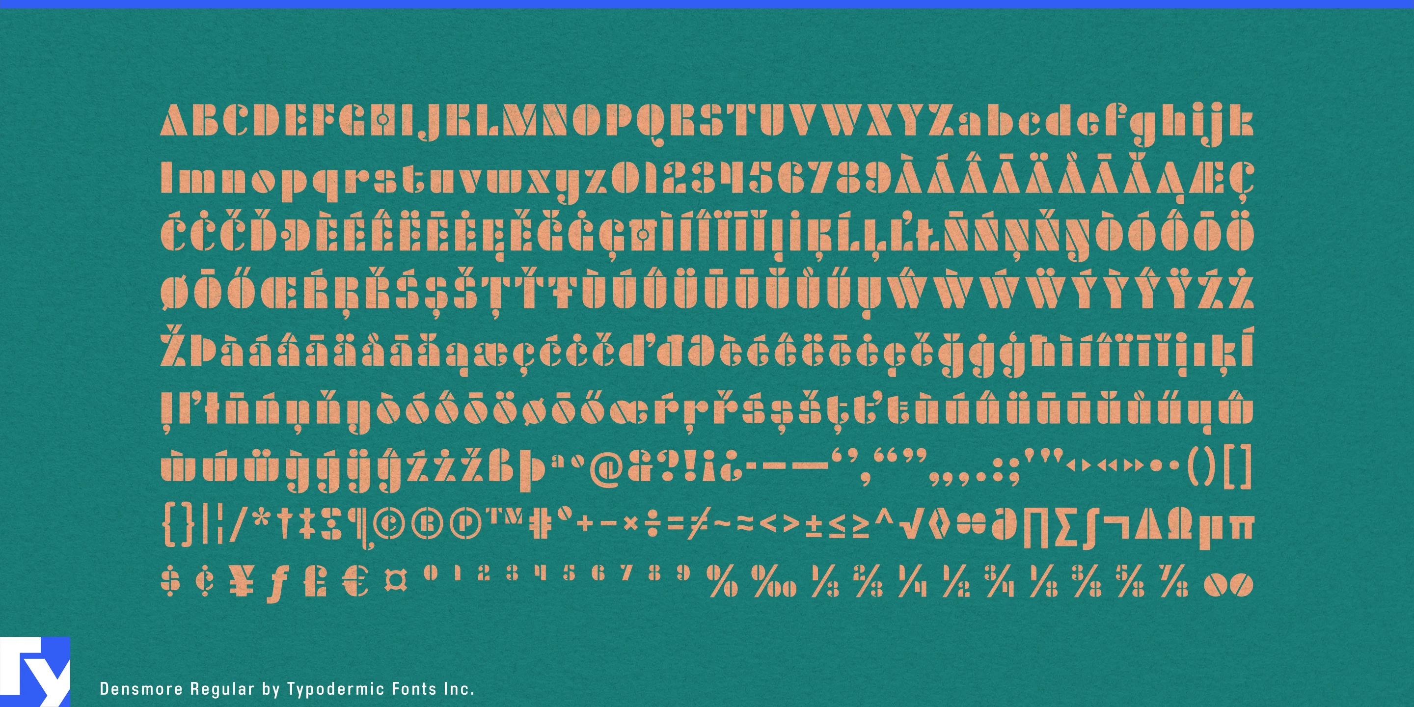 Schriftmuster 5 von Densmore