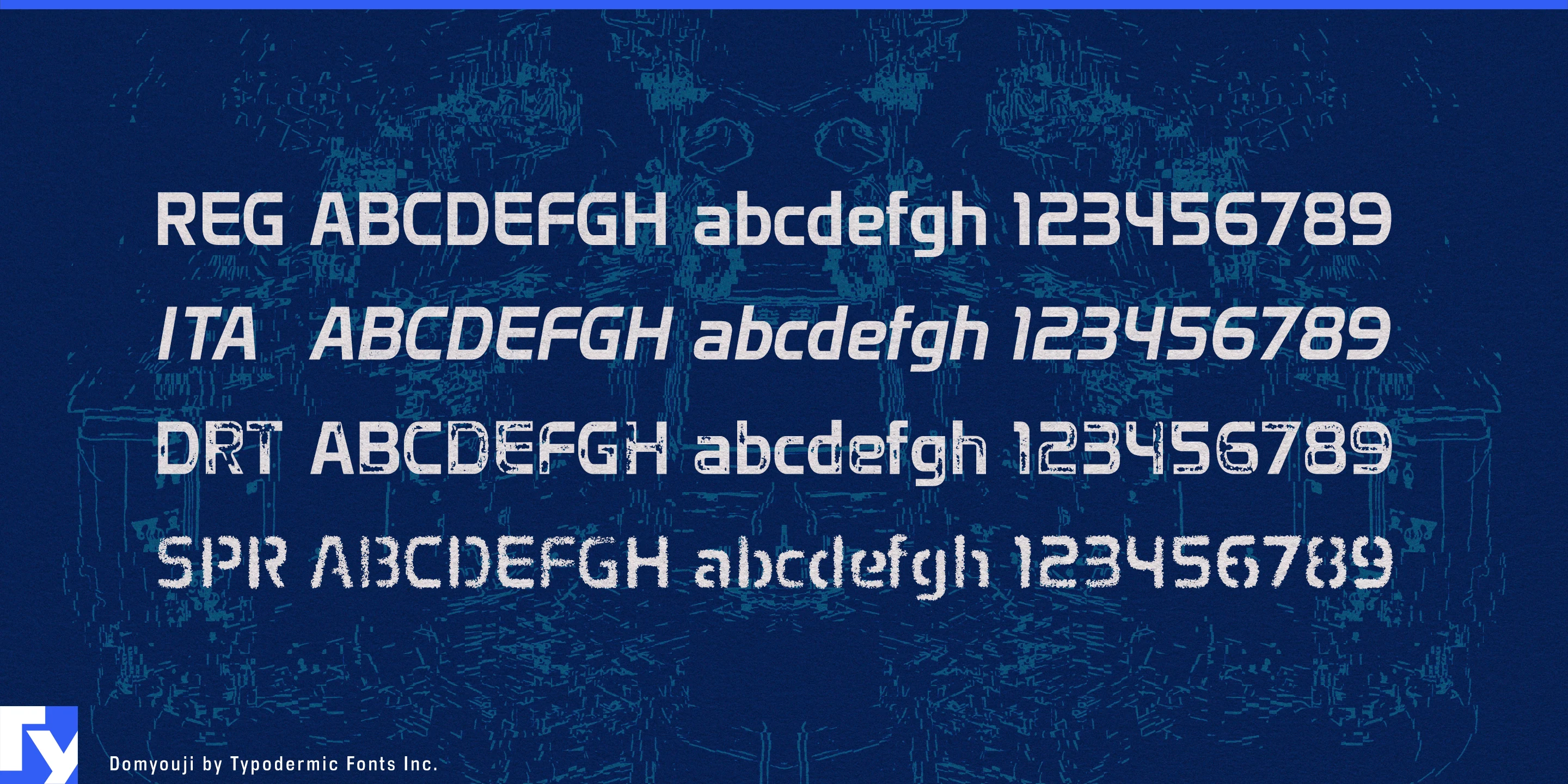 Schriftmuster 4 von Domyouji