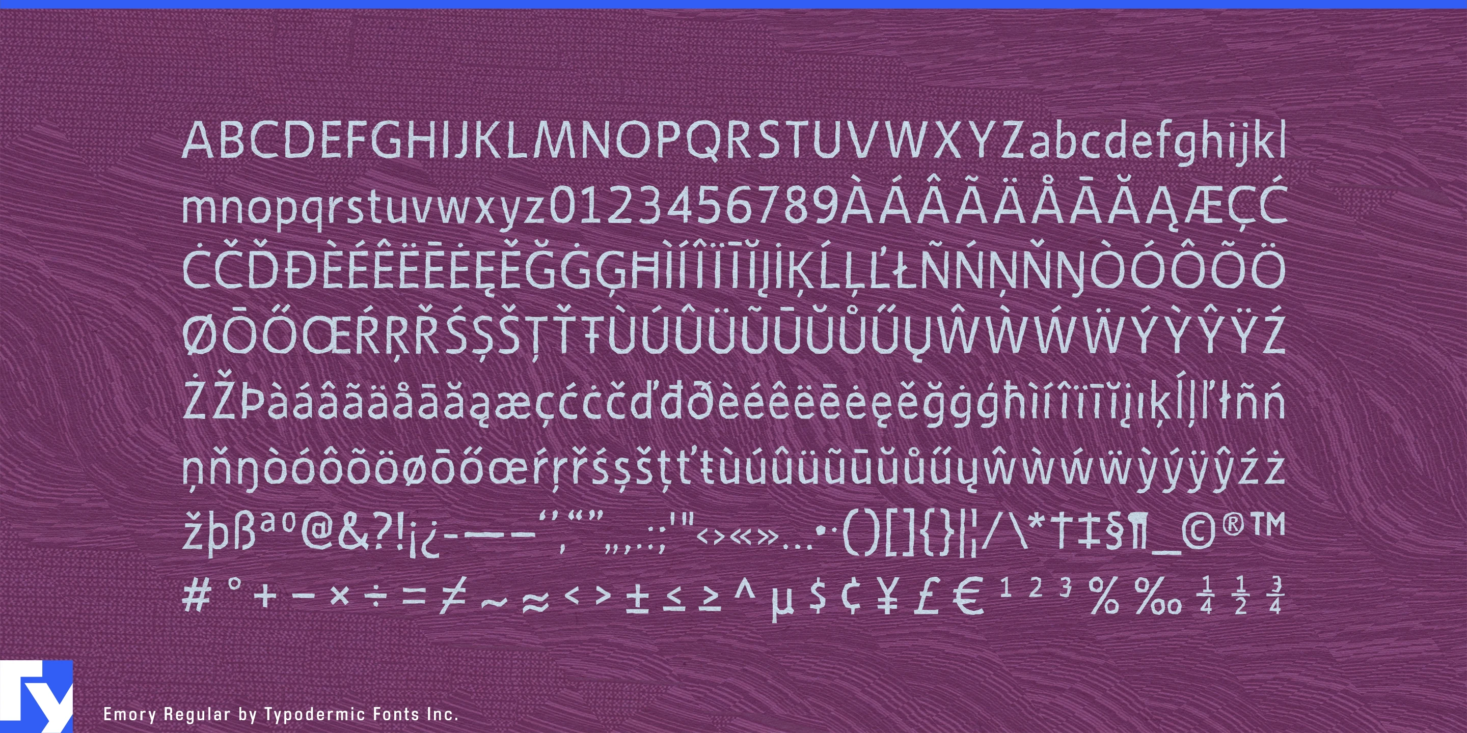 Schriftmuster 5 von Emory