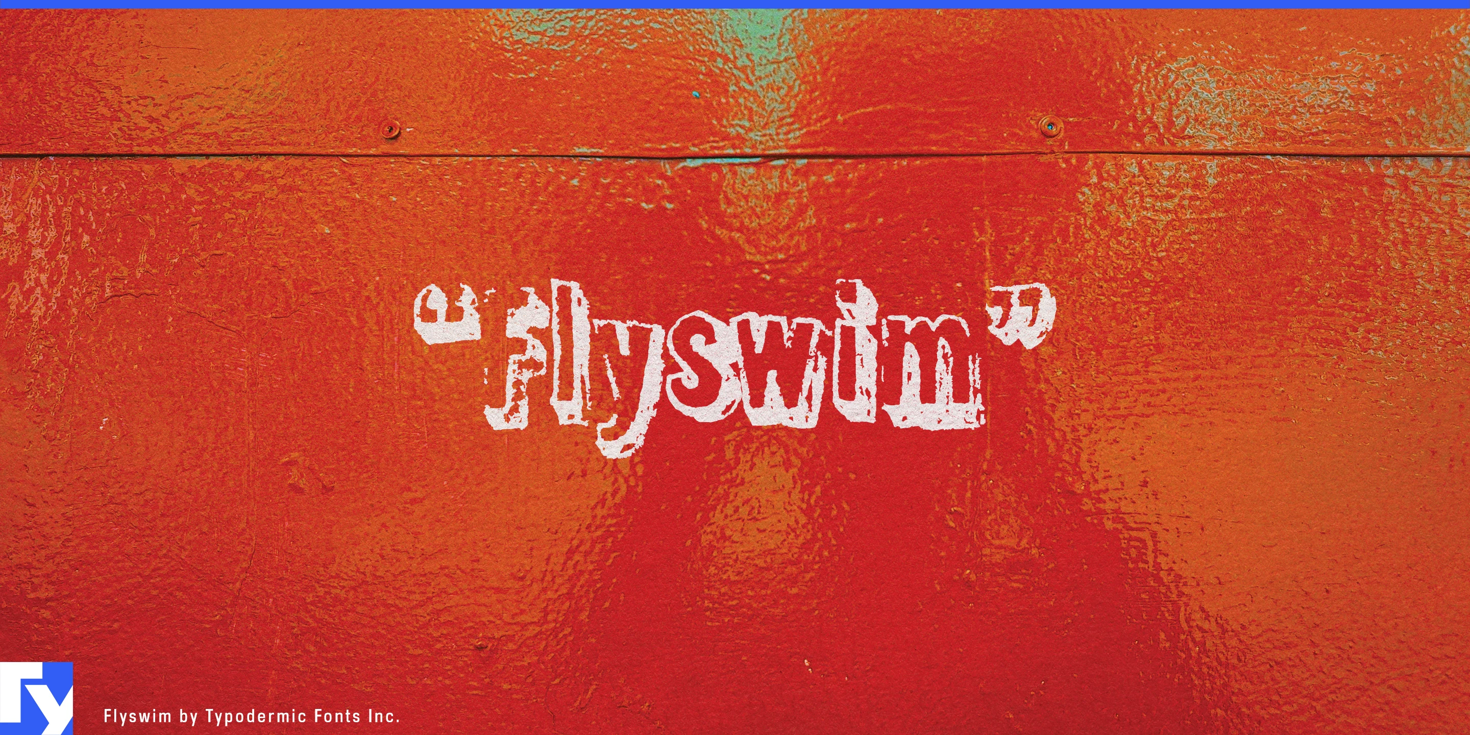 Schriftmuster 1 von Flyswim