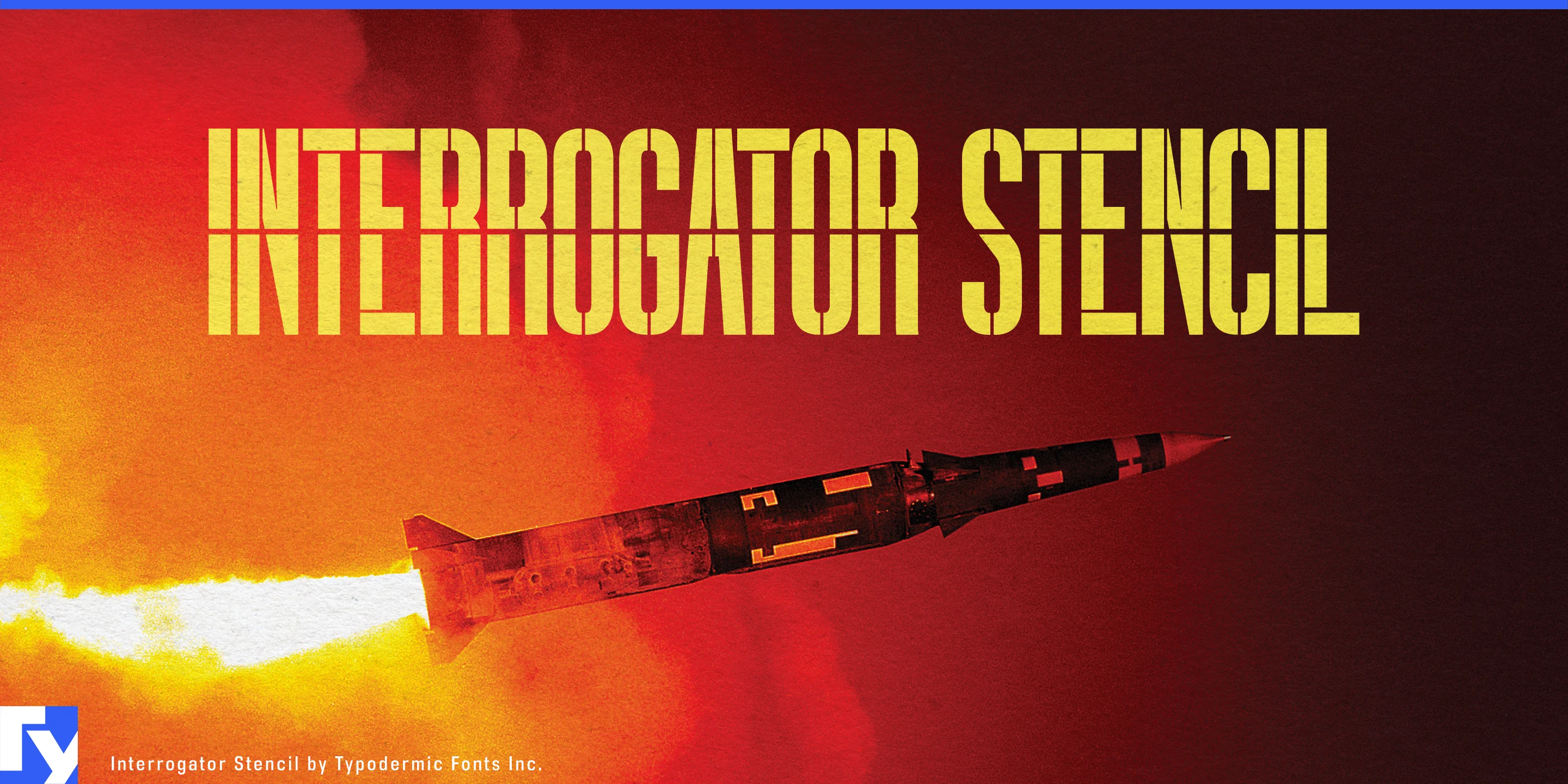 Schriftmuster 1 von Interrogator Stencil