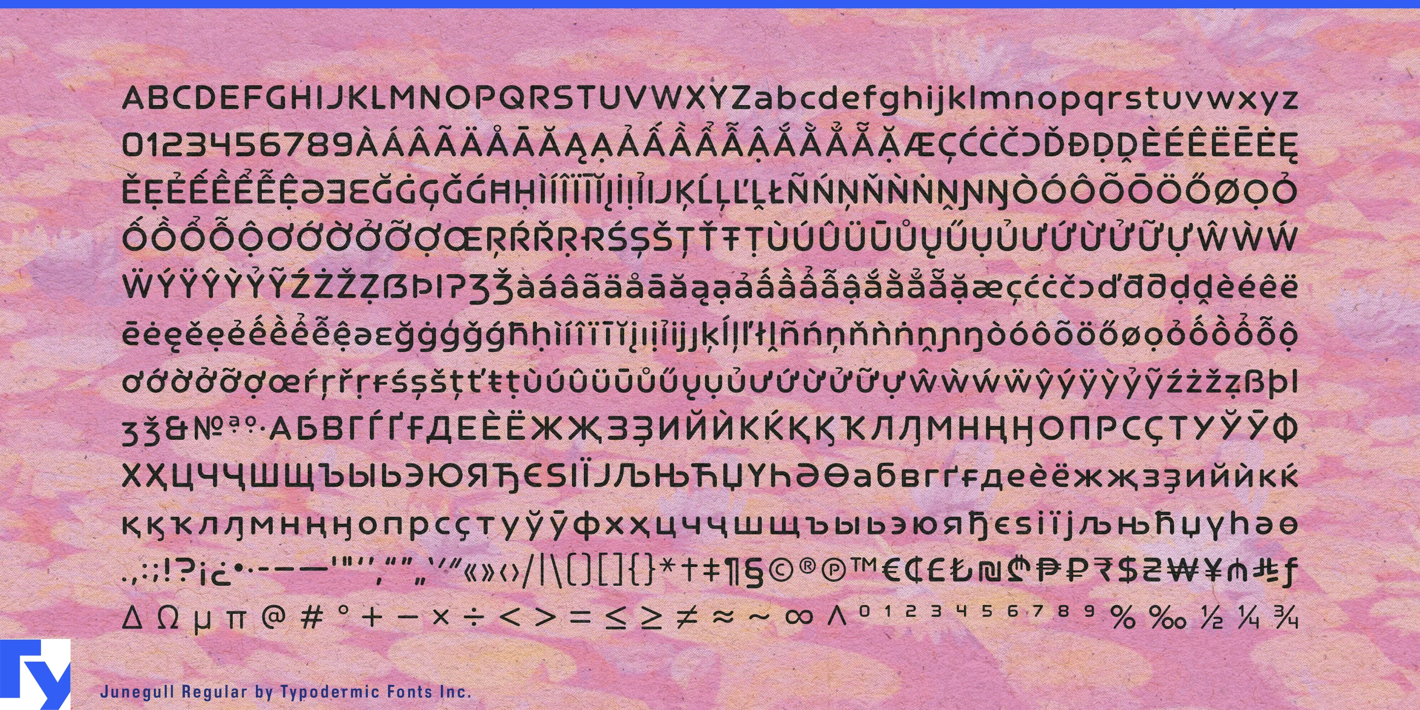 Schriftmuster 5 von Junegull