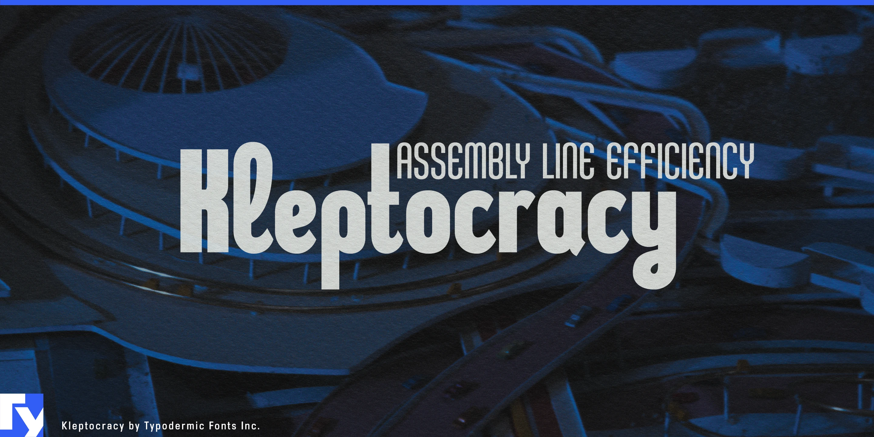 Schriftmuster 1 von Kleptocracy