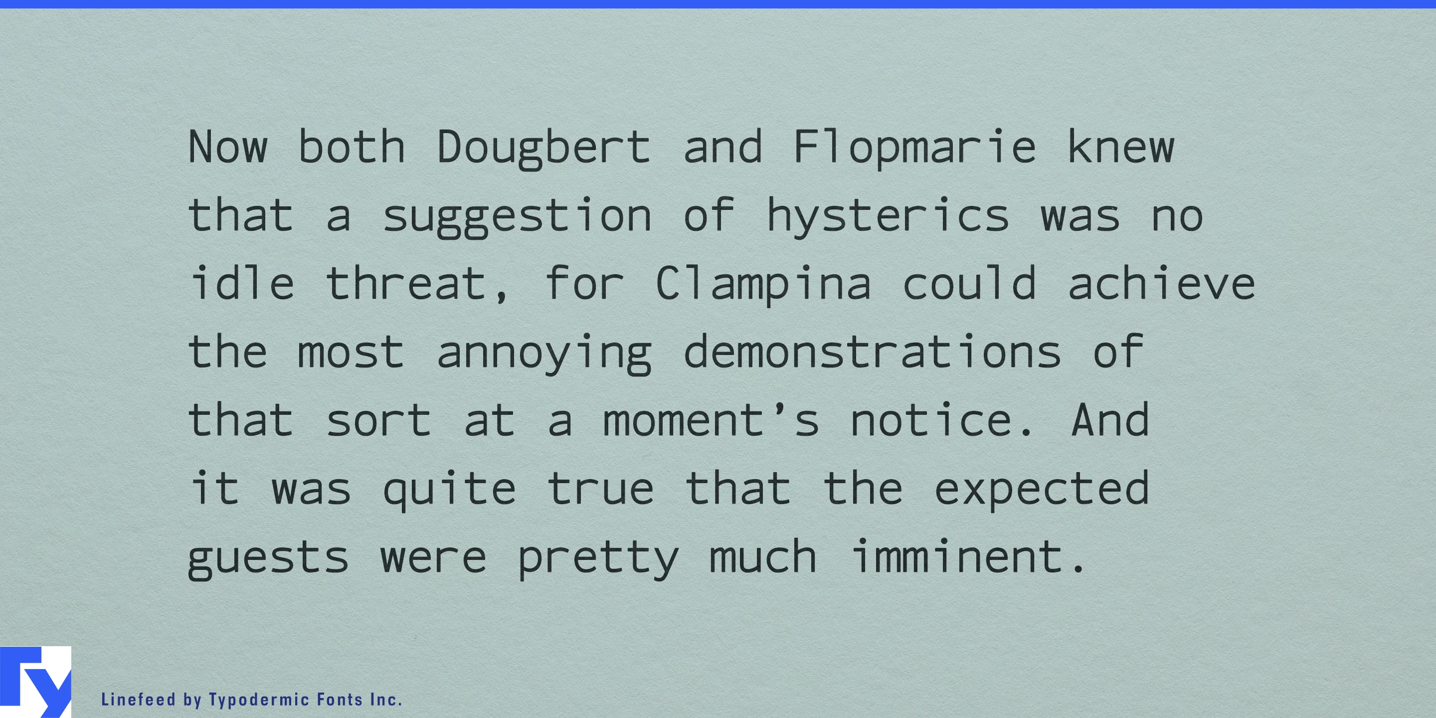 Linefeed specimen 3