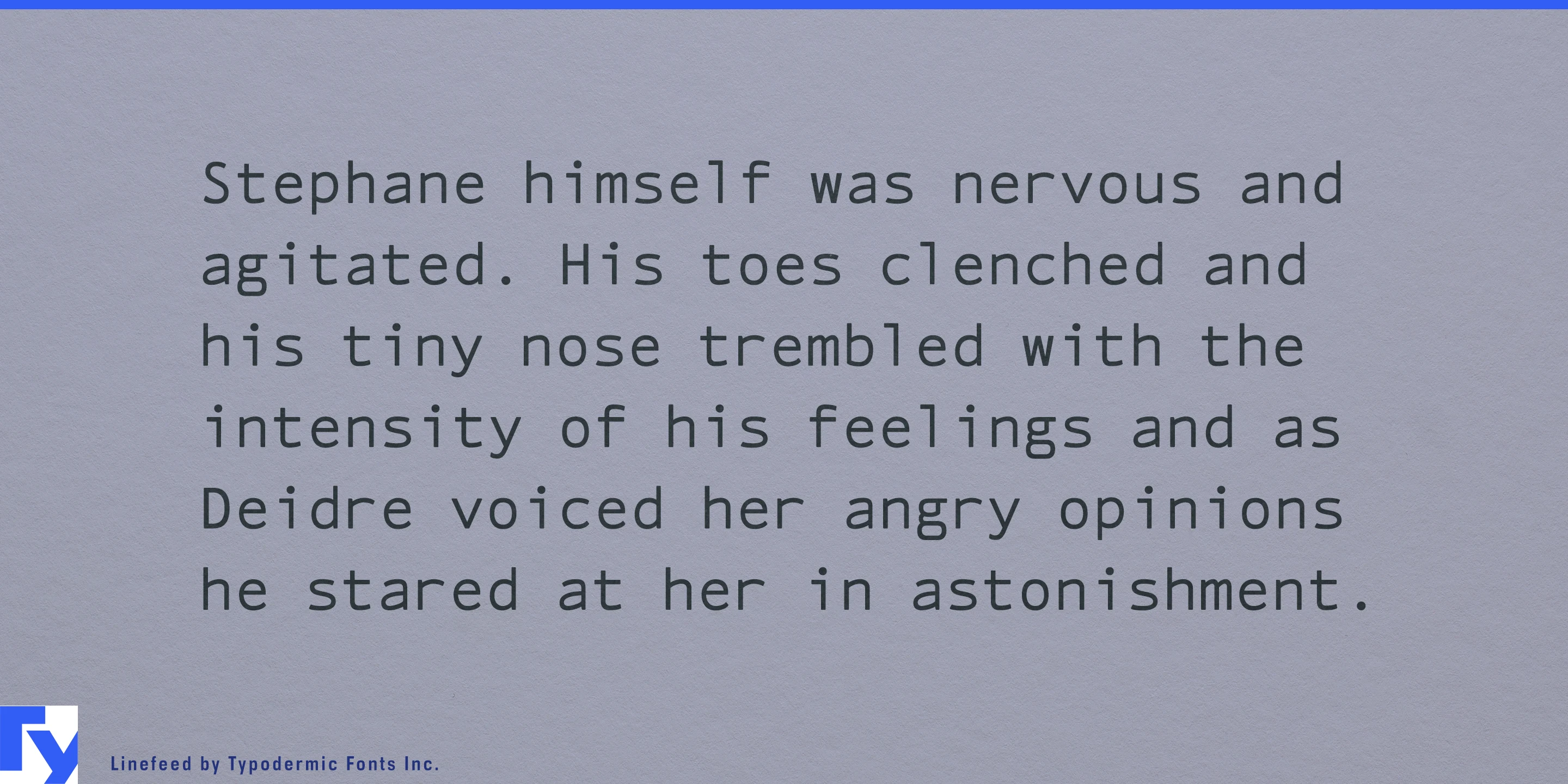 Linefeed specimen 4
