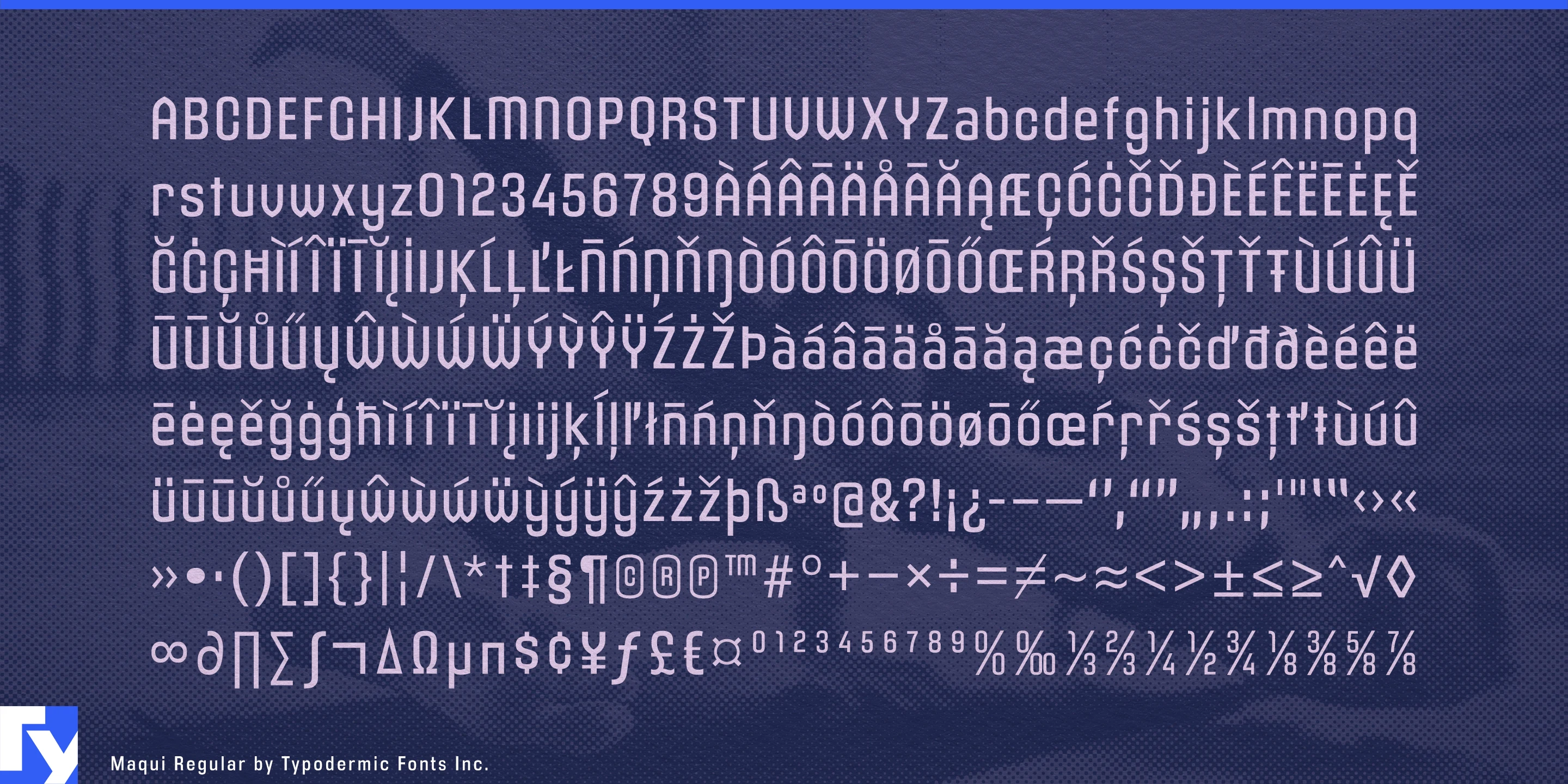 Schriftmuster 5 von Maqui