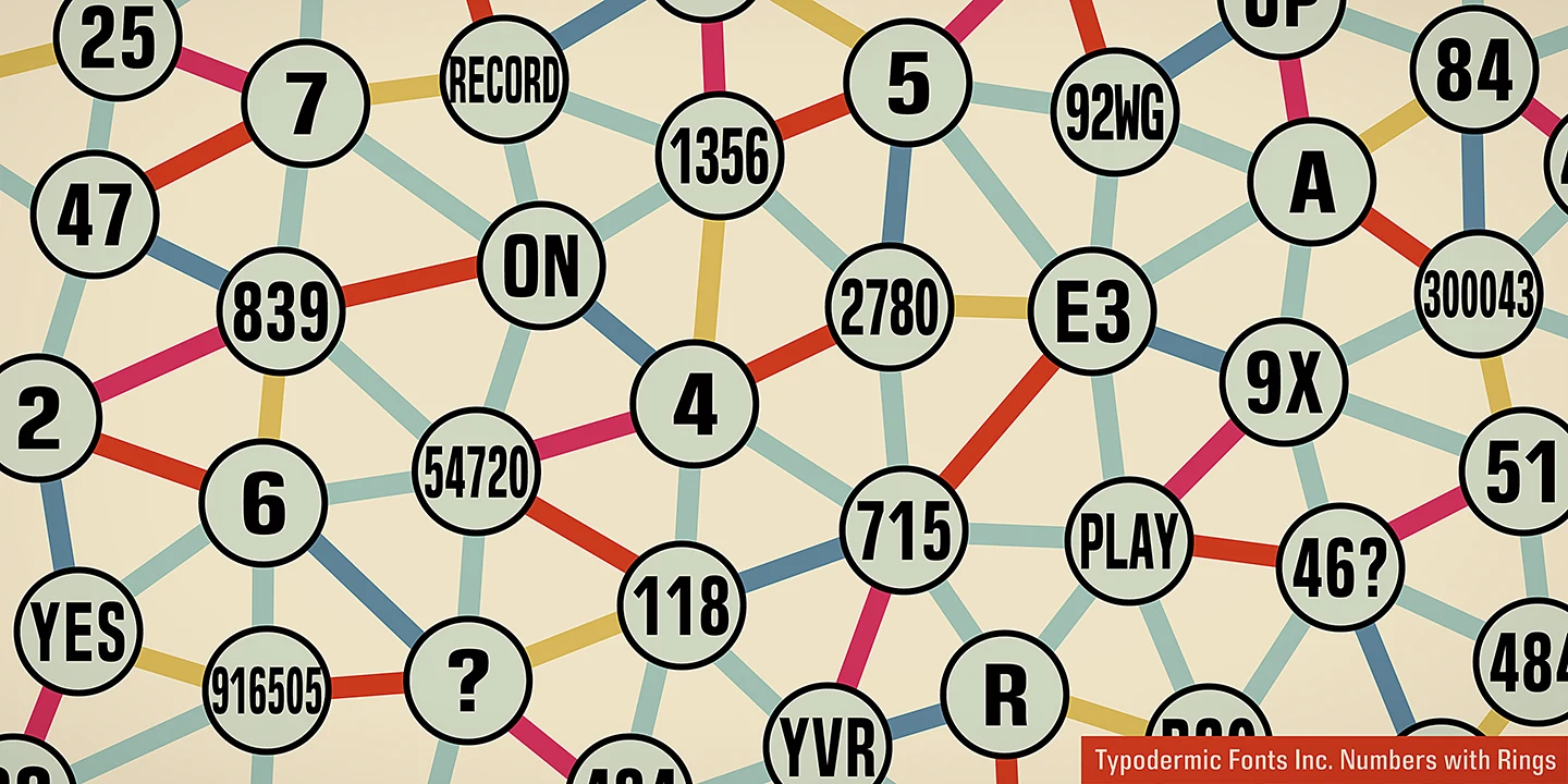 Spécimen 1 de Numbers with Rings