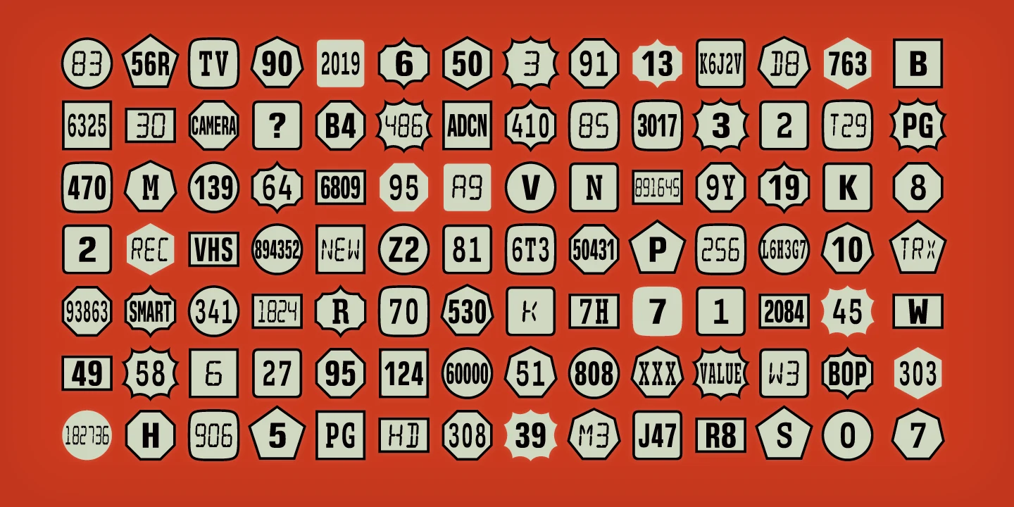 Spécimen 3 de Numbers with Rings