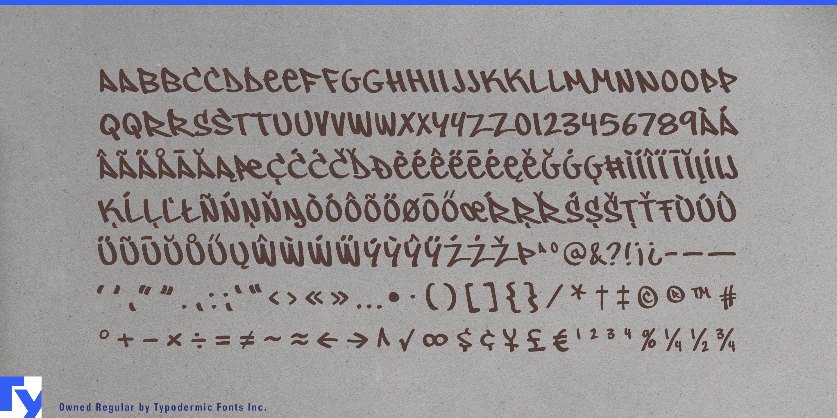 Schriftmuster 5 von Owned
