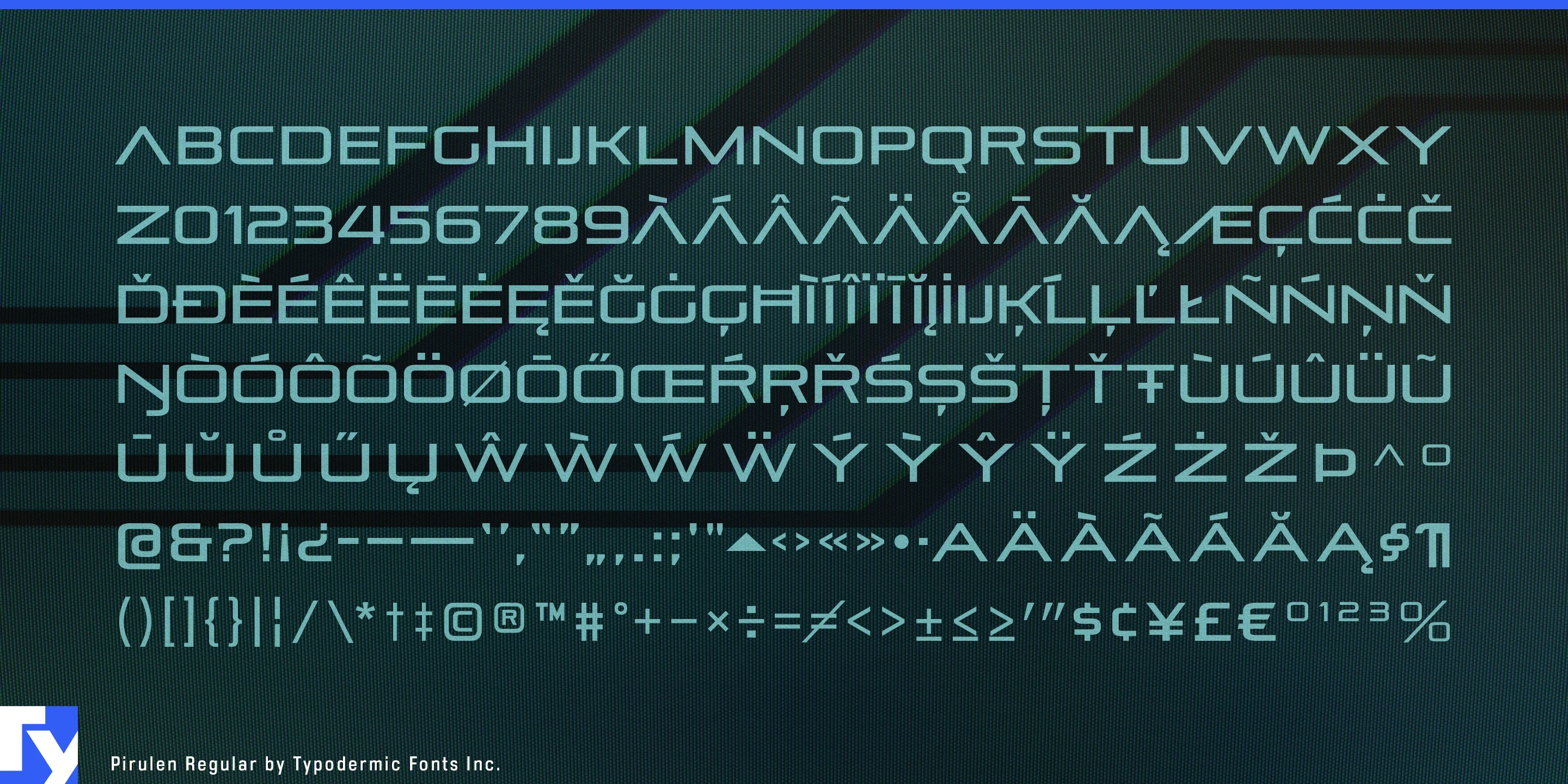 Schriftmuster 5 von Pirulen