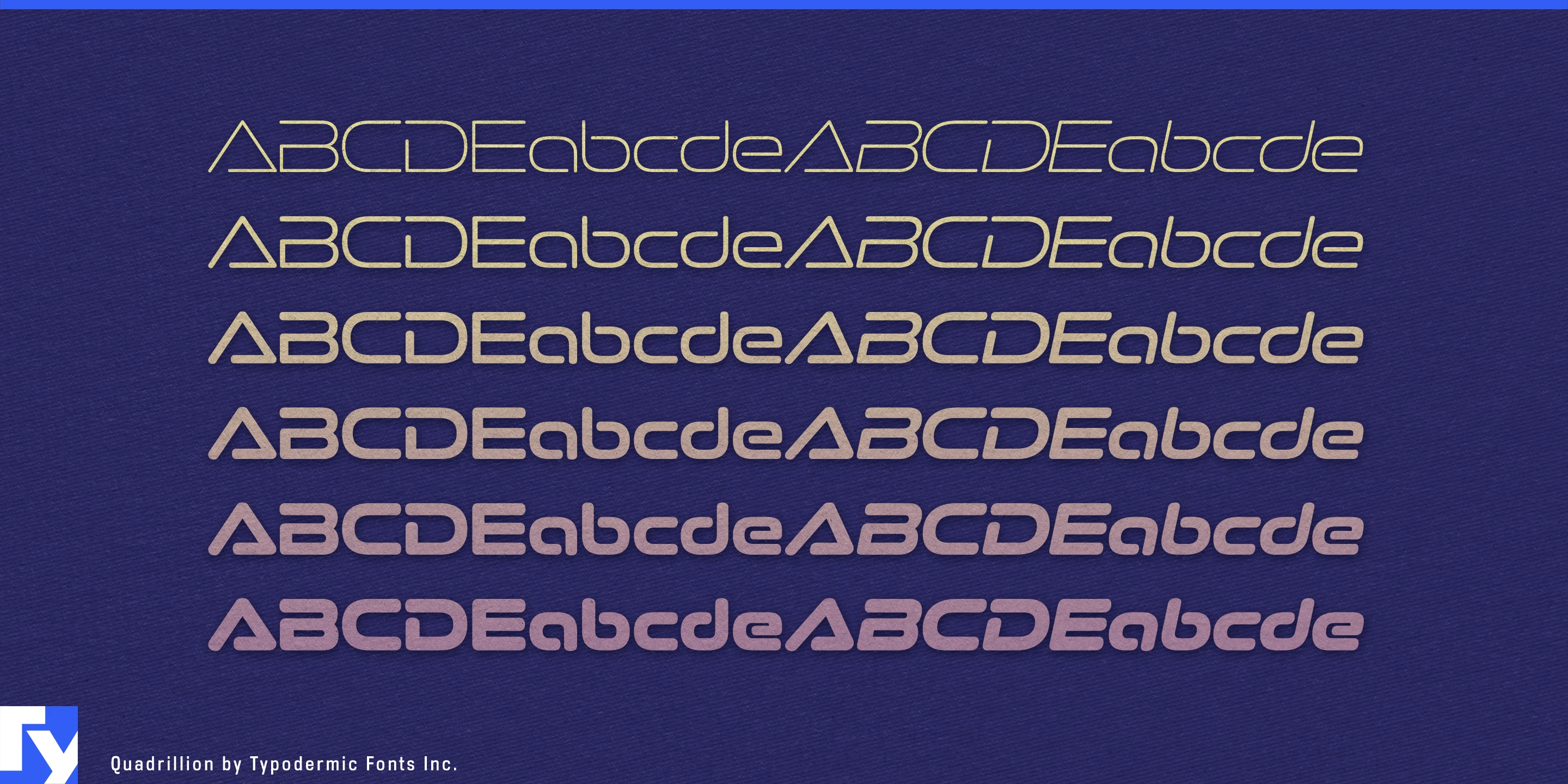 Schriftmuster 4 von Quadrillion