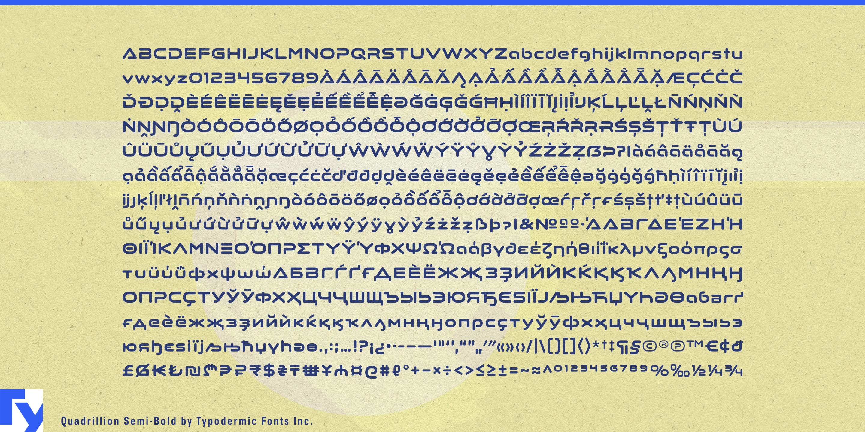 Schriftmuster 5 von Quadrillion