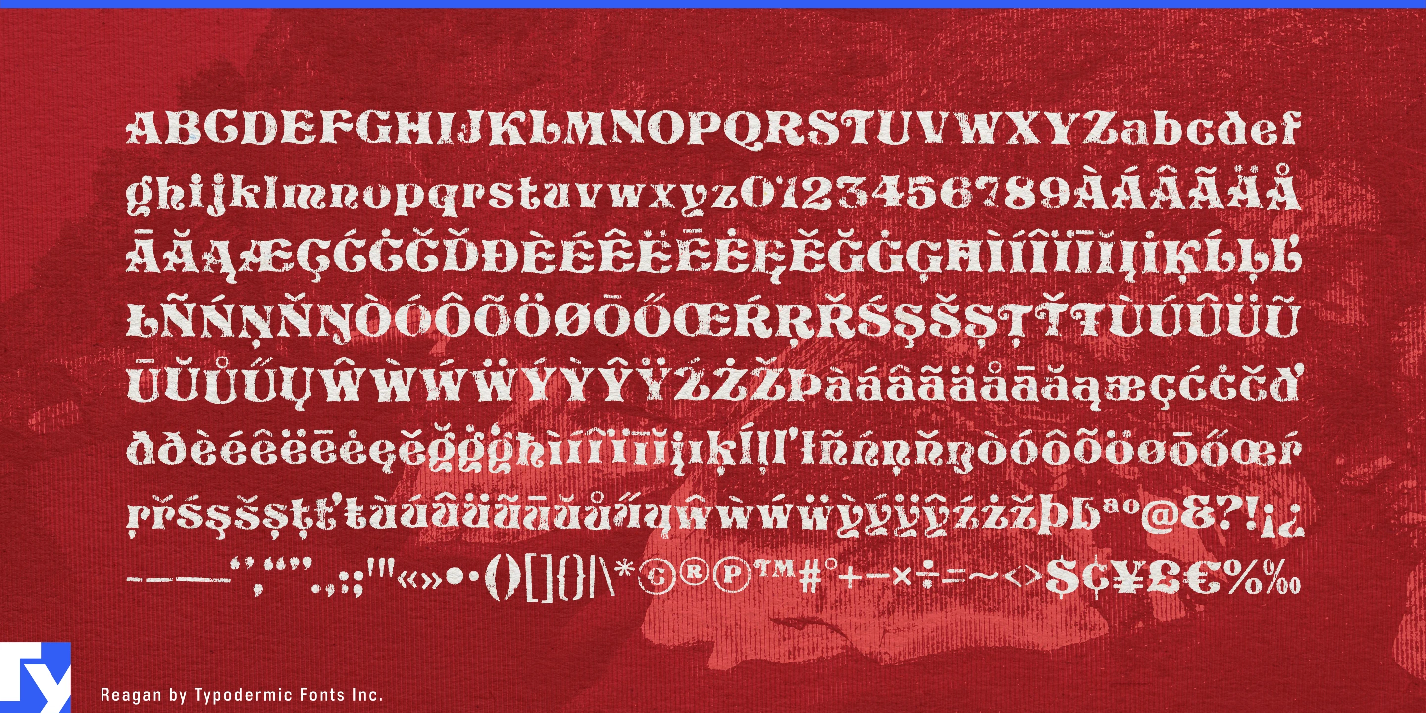 Schriftmuster 5 von Reagan