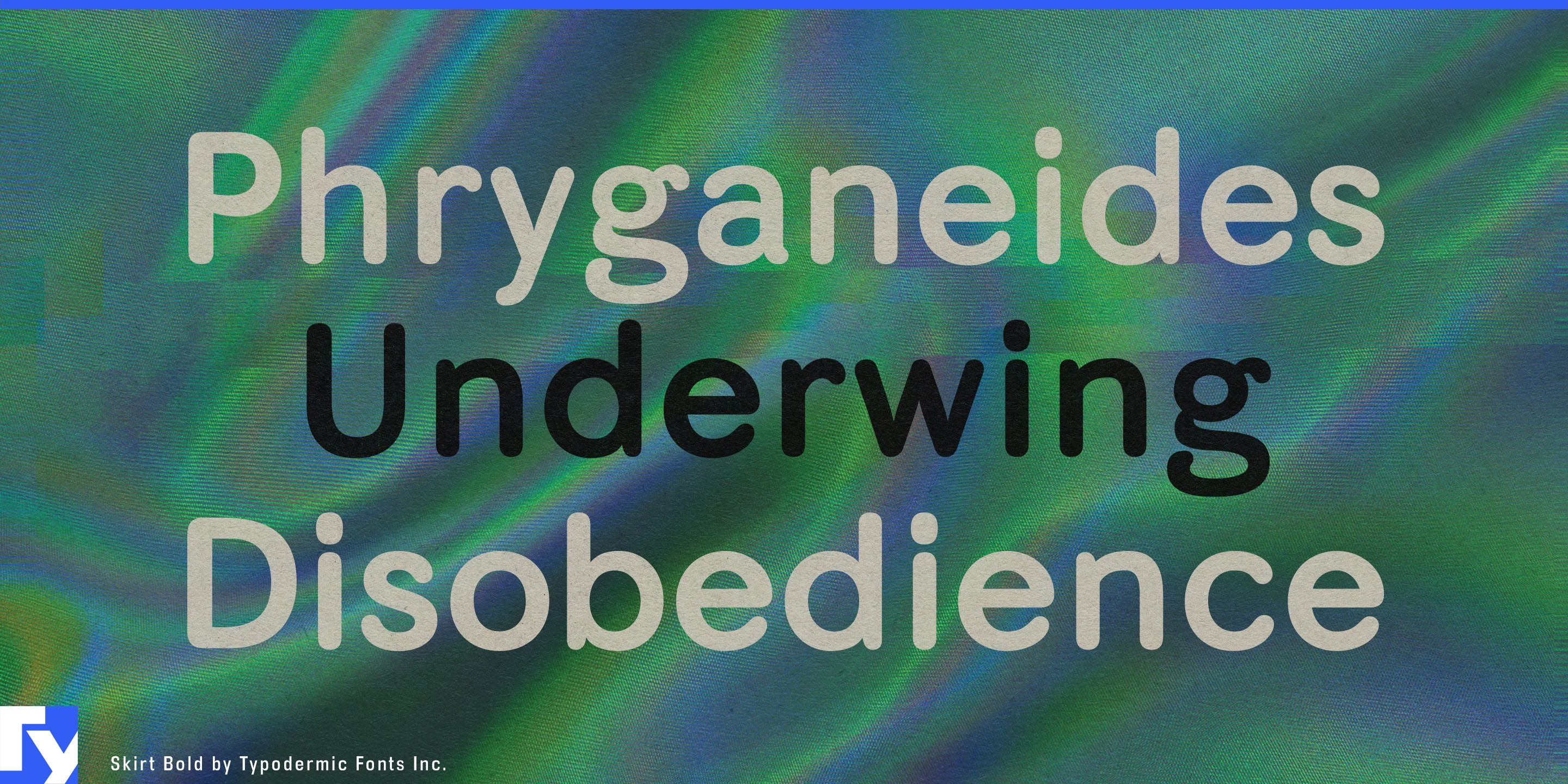 Schriftmuster 2 von Skirt