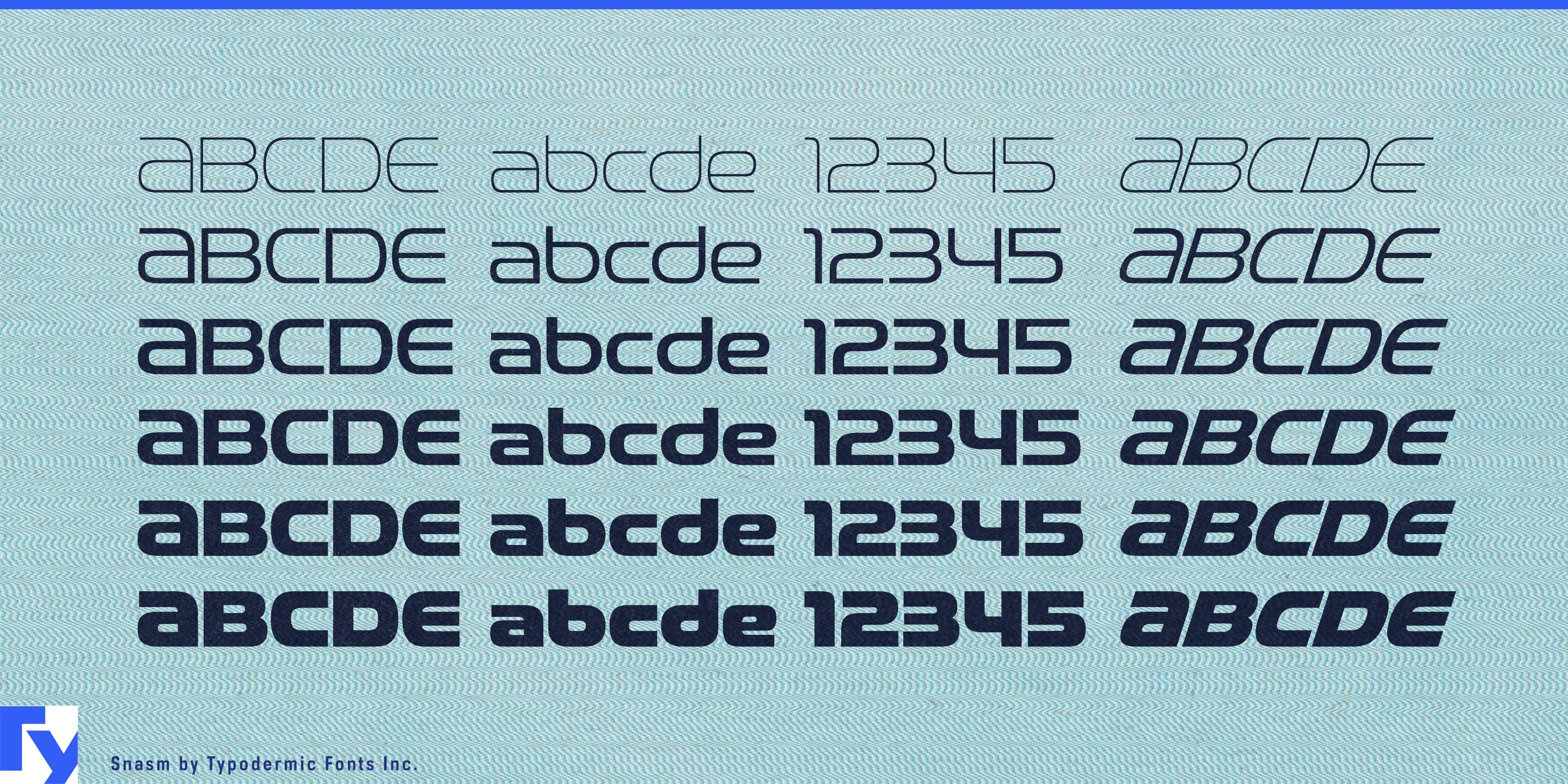 Schriftmuster 4 von Snasm
