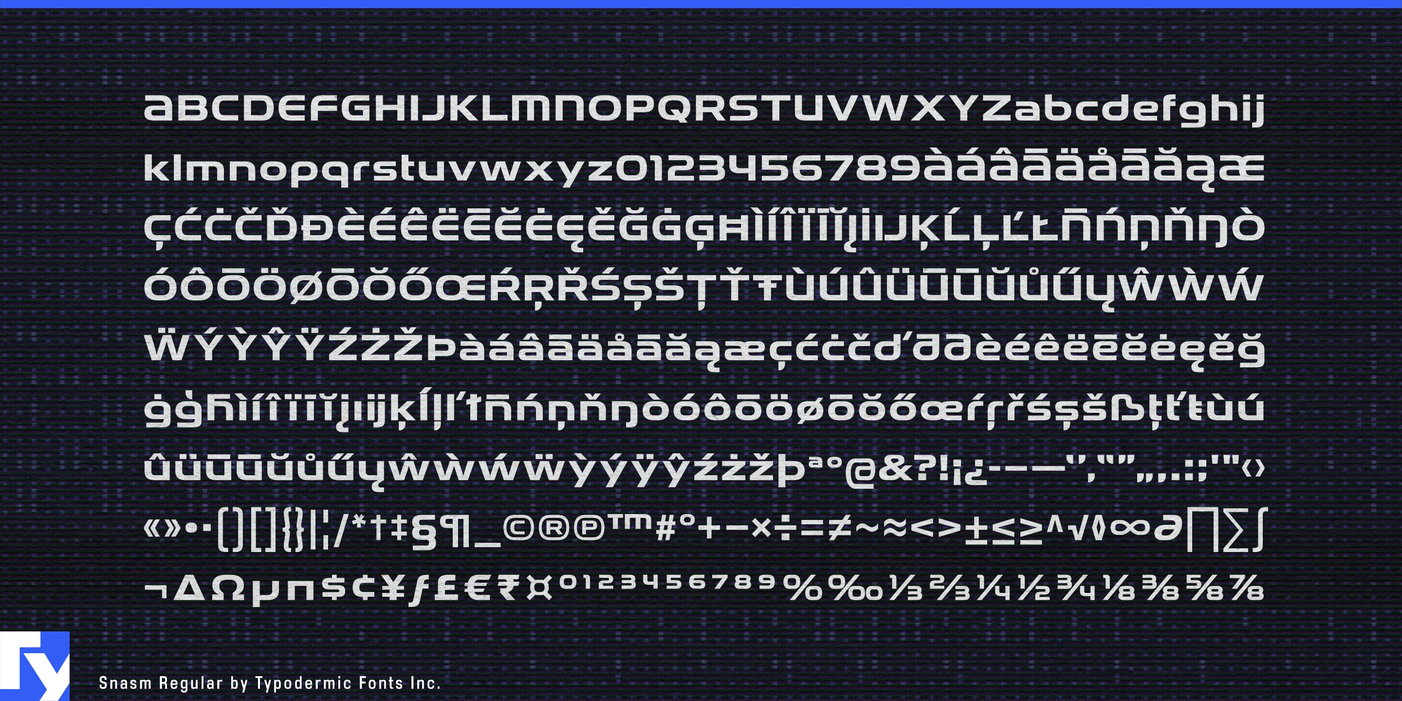 Schriftmuster 5 von Snasm