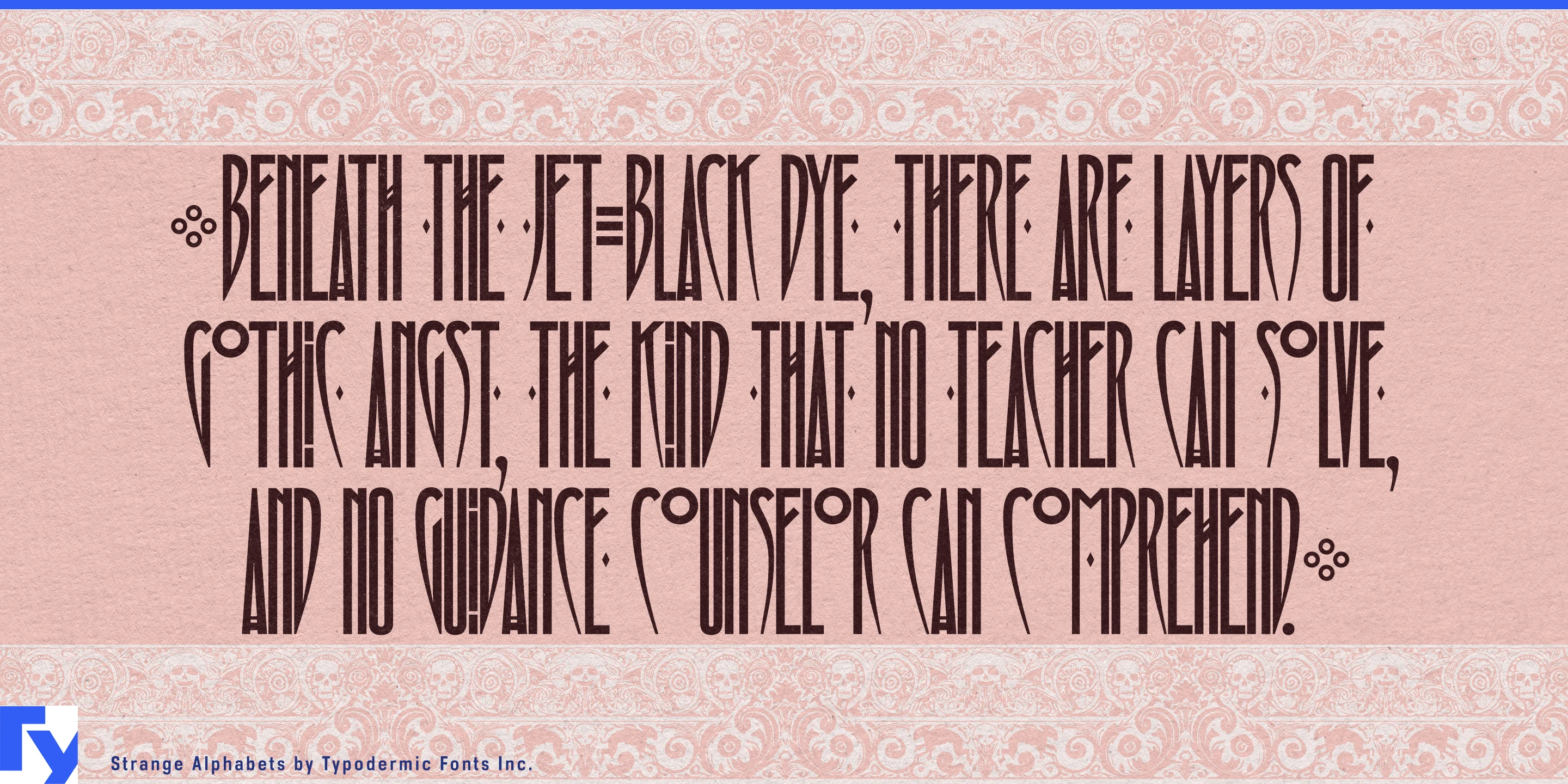 Strange Alphabets specimen 3