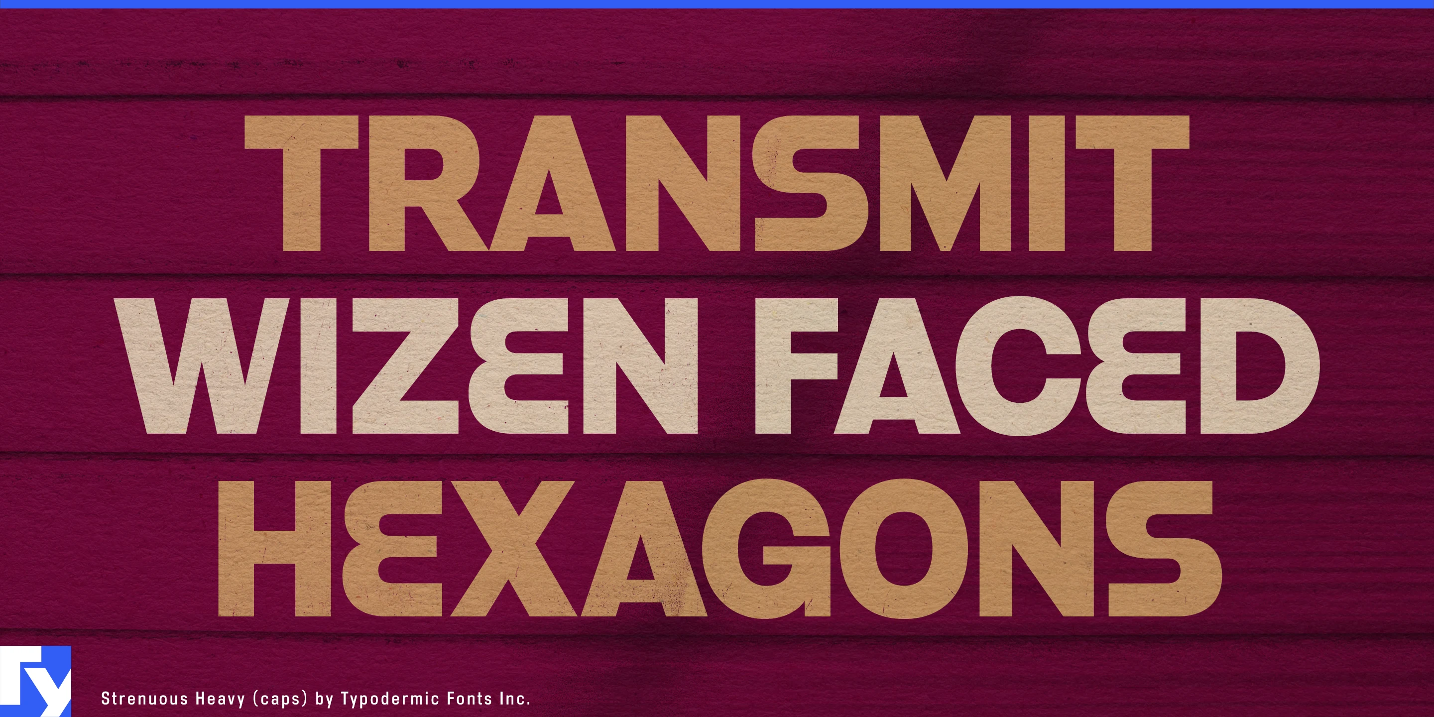 Schriftmuster 2 von Strenuous